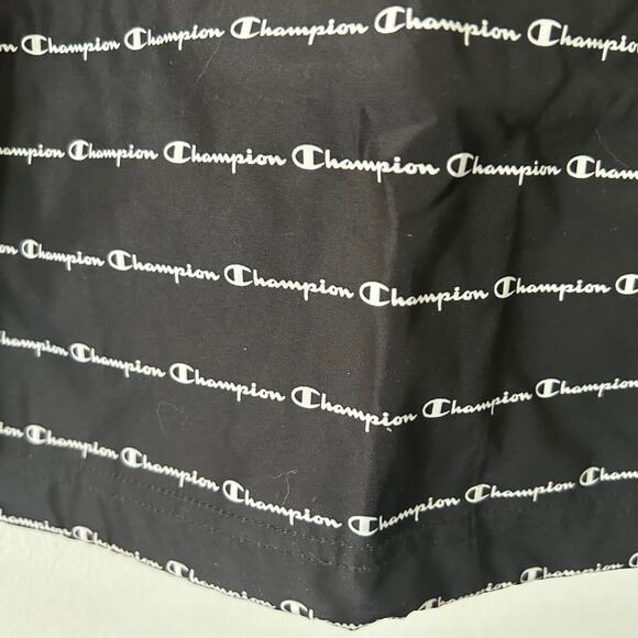 Champion Men's Packable Wind Breaker Quarter Zip Hooded Rain Jacket L Large - Picture 2 of 8